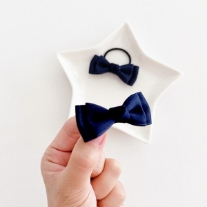 Girl Hair Tie Bow School Pair (GPT6236)